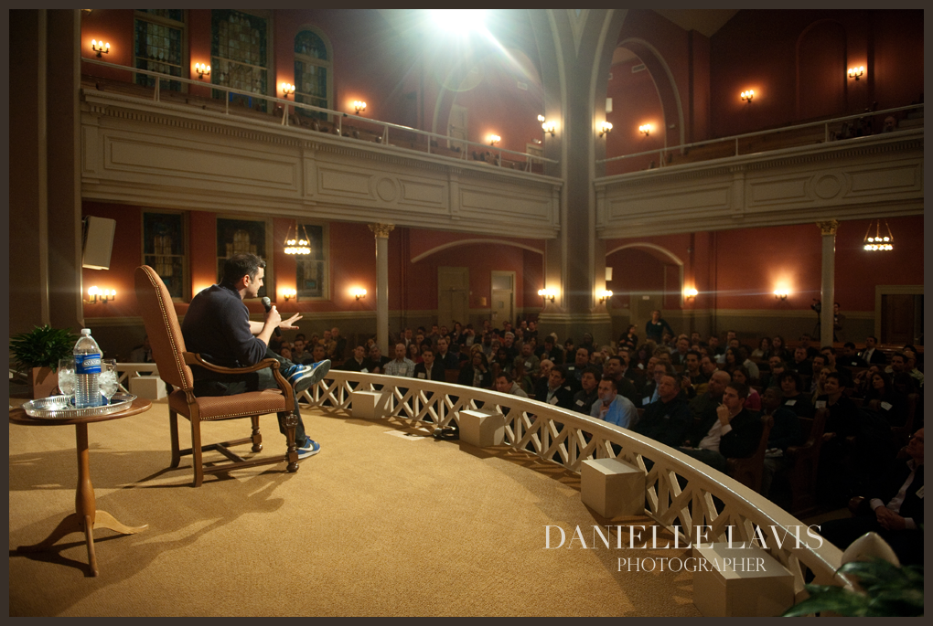 Gary Vaynerchuk presenting at a cadre event